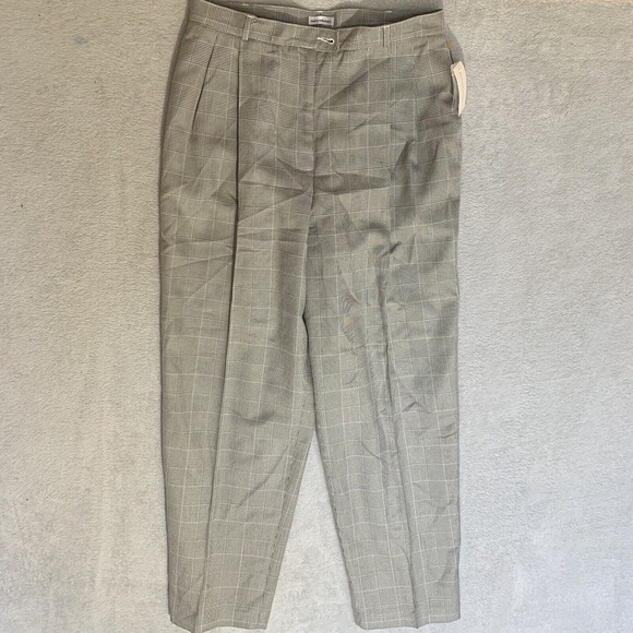 Worthington Plaid‎ Women's Dress Pants Size 14 Preppy clueless 90s - Picture 1 of 9